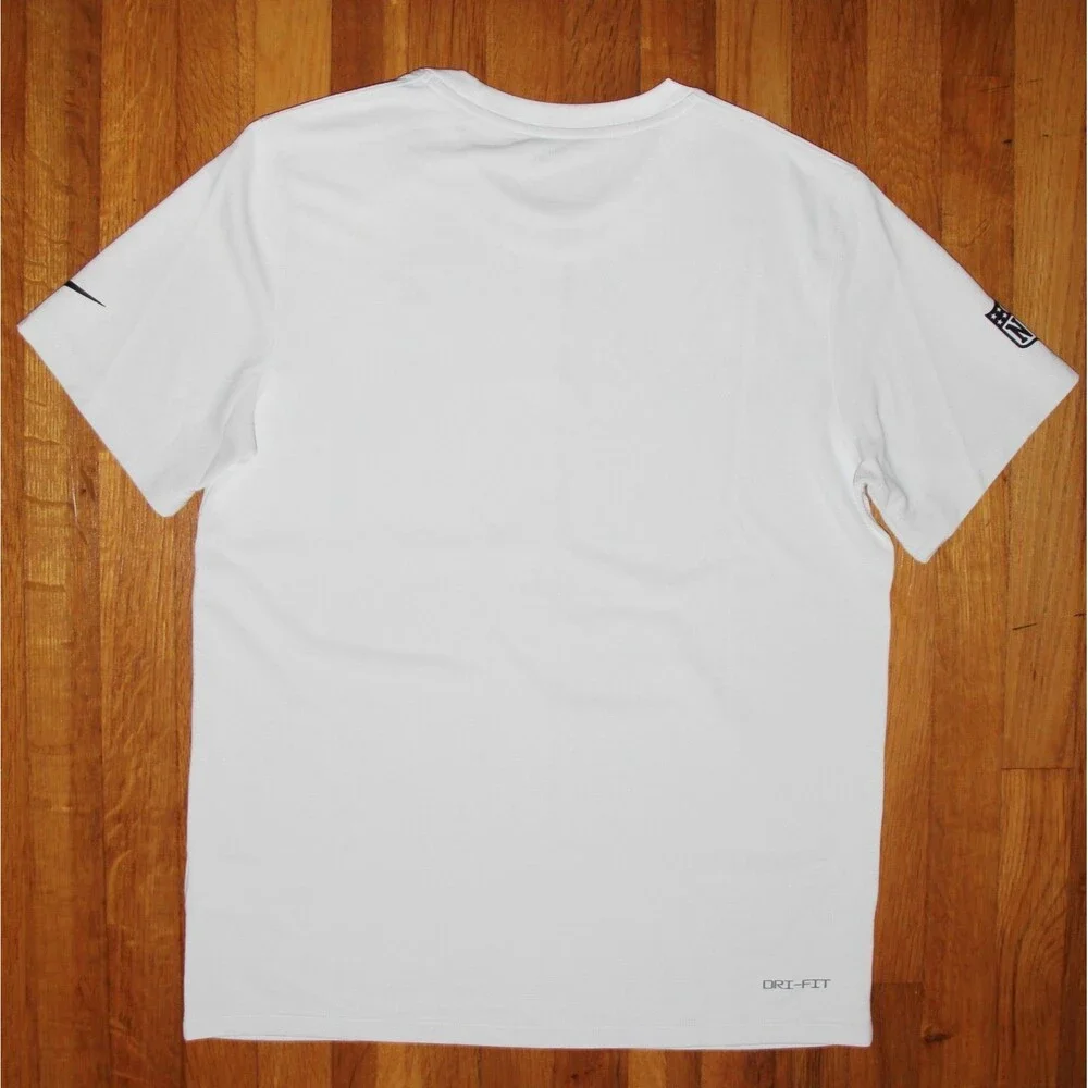Nike Pittsburgh Steelers On Field Dri-Fit UV Short Sleeve Shirt Men M L White